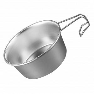 Миска CORHAD з нержавіючої сталі для кемпінгу з ручками, металева - Фото 1
