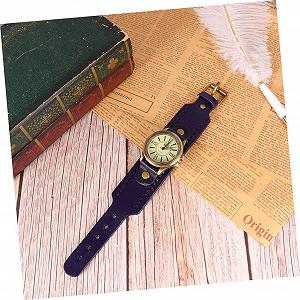 Часы PartyKindom Ретро Римские женские часы Кварцевые часы Синий synthetic.ua - Фото 1