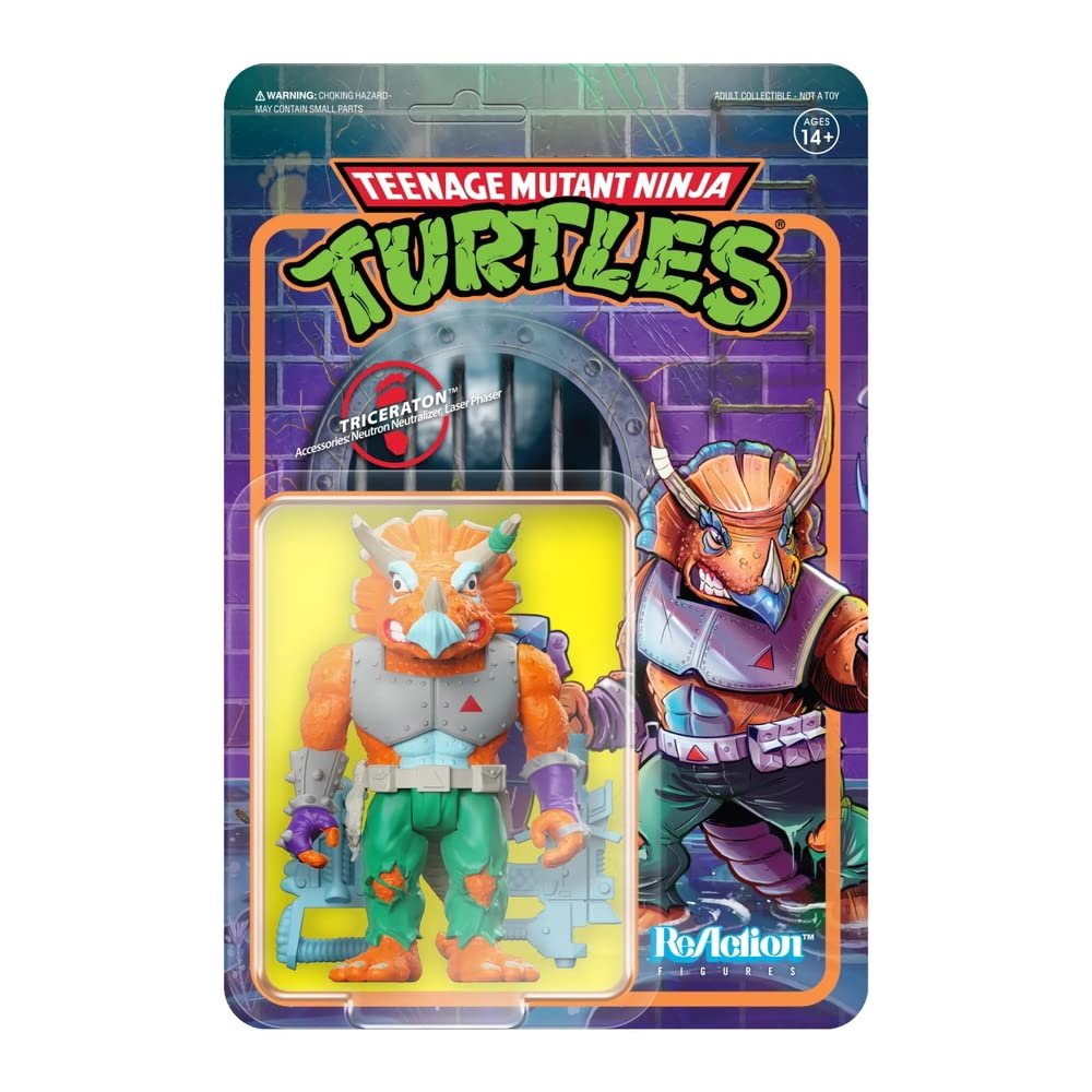 Фигурка Triceraton Super 7 Reaction Las Tortugas Ninja, фото №2