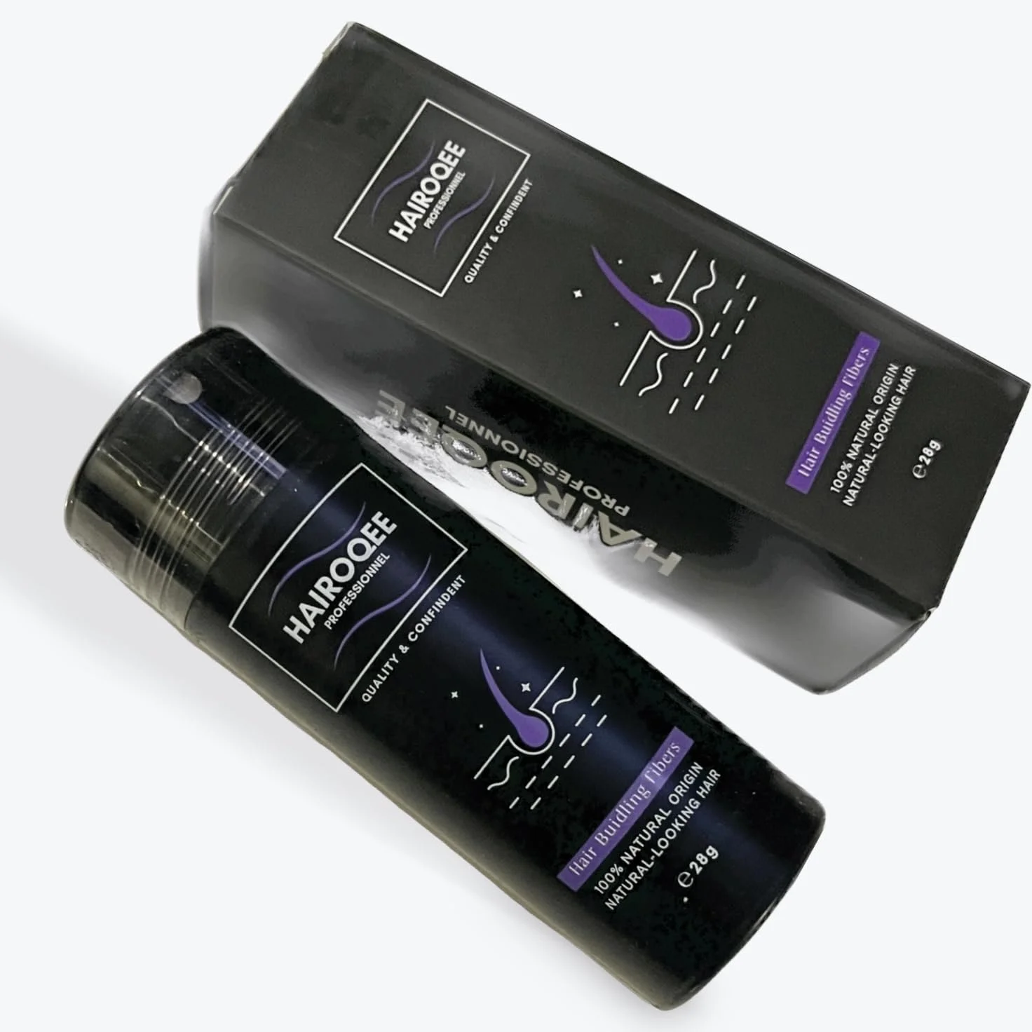 Волокна для волосся Natürliche, 28 г, веганська пудра для загущення волосся (Темно-коричневий), фото №3