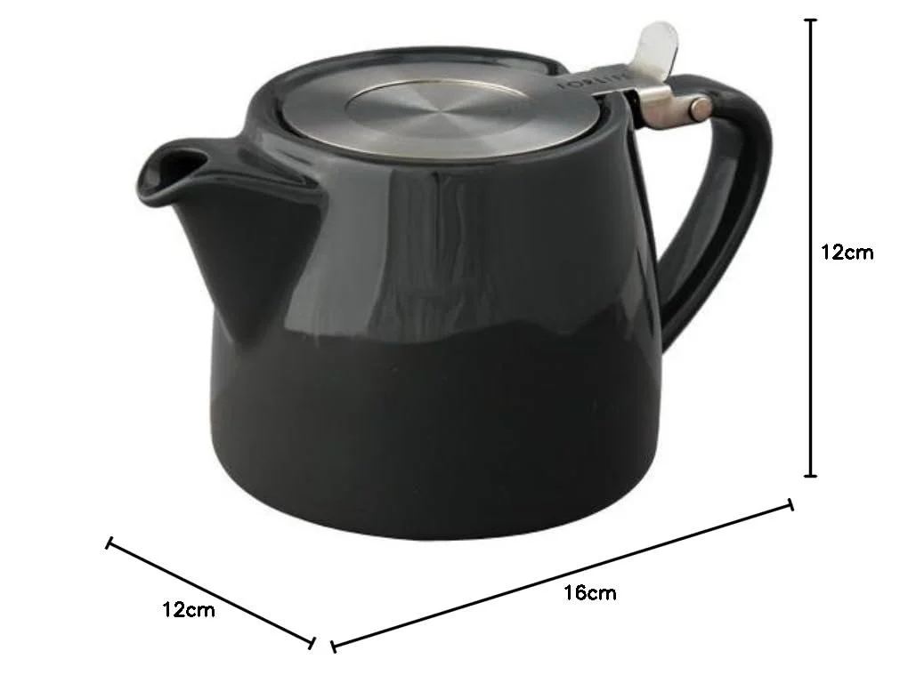 Чайник-заварник Forlife Stump, чорний, 530 мл, фото №2