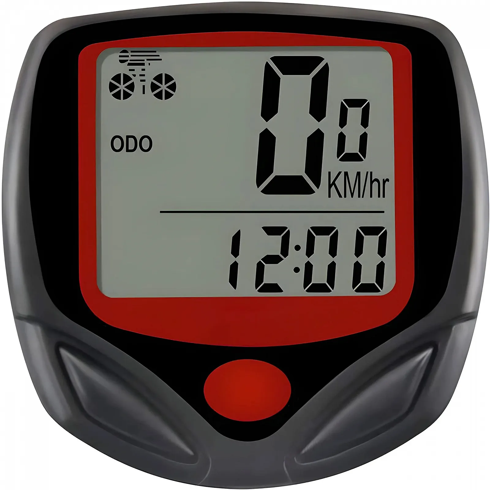 Велокомпьютер спидометр 14 функций водонепроницаемый Odometer, фото №4