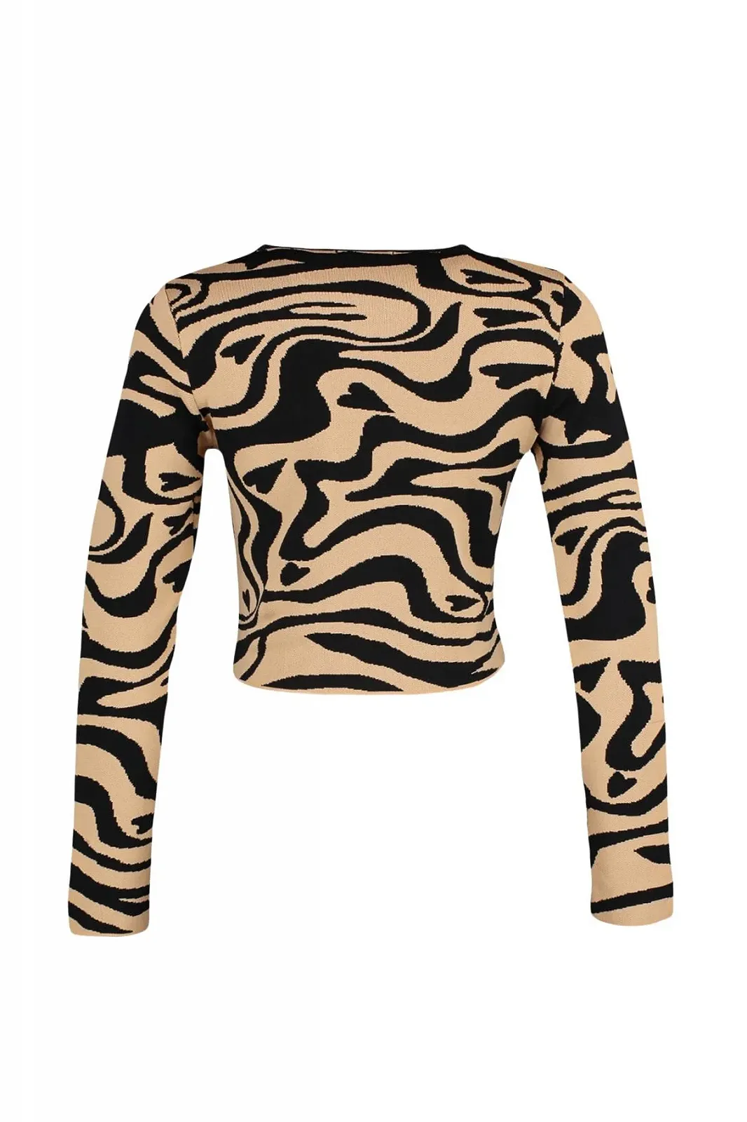 Женский свитшот TRENDYOL с круглым вырезом и анималистическим принтом, фото №6 Женский свитшот TRENDYOL с круглым вырезом и анималистическим принтом, фото №6