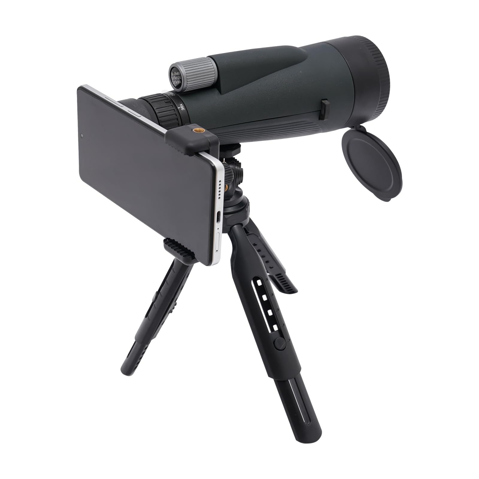 Монокулярний телескоп 12-36x60 з тримачем для штатива високопотужний монокулярний бінокль для дорослих спостереження за птахами полювання дикої природи кемпінг піший туризм темно-зелений, фото №1 Монокулярний телескоп 12-36x60 з тримачем для штатива високопотужний монокулярний бінокль для дорослих спостереження за птахами полювання дикої природи кемпінг піший туризм темно-зелений, фото №1