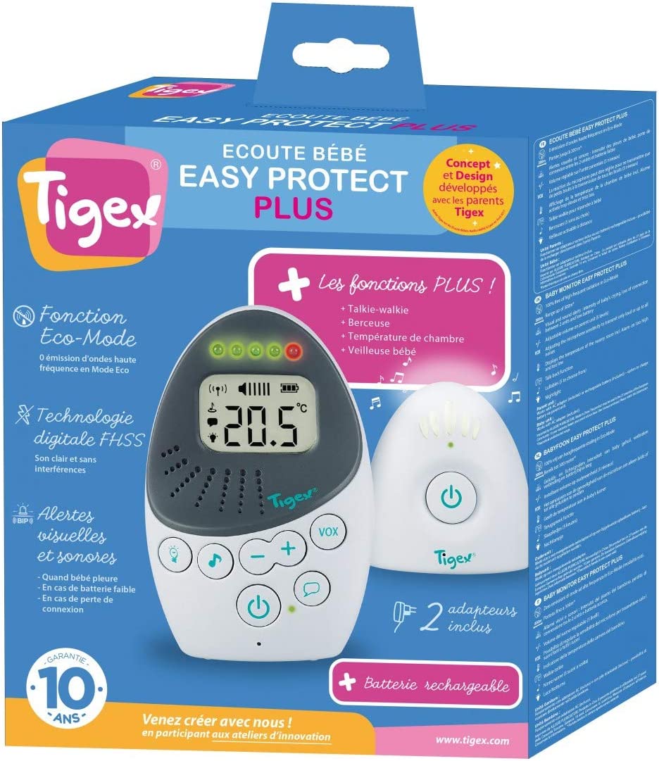 Радионяня Tigex Babyphone Easy Protect Plus белый, фото №5