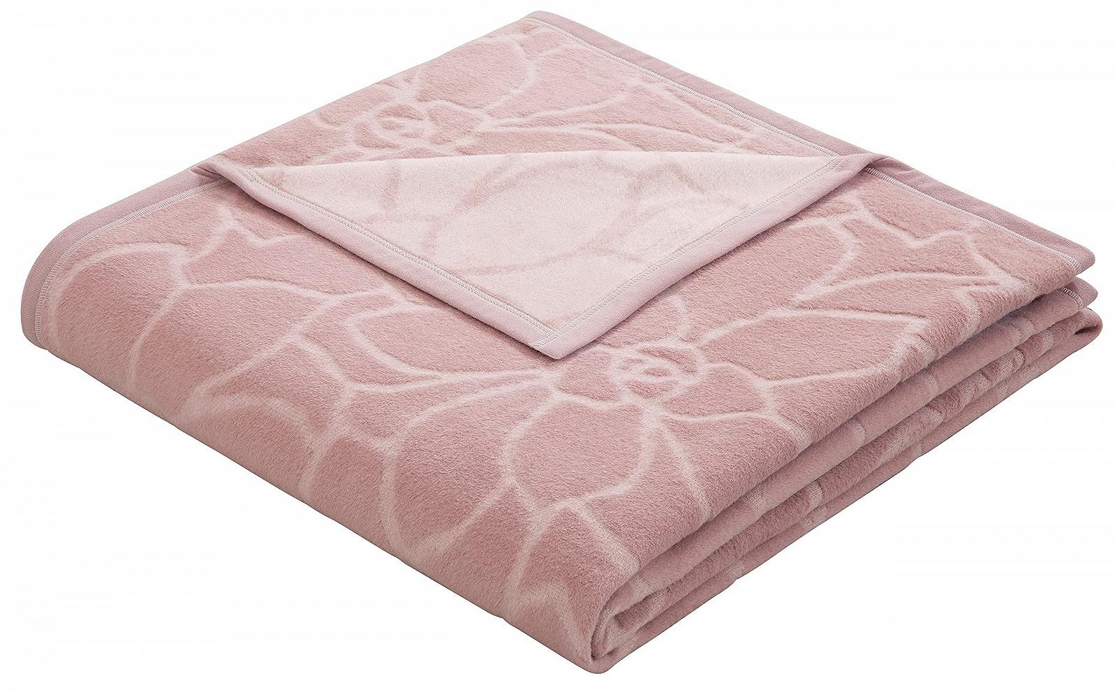 Плед Villeroy & Boch Cuddly Blanket Socculent Powder I Мягкий плед Розовый Смесь хлопка | Покрывало 150 x 200 см с рельефной структурой, фото №2
