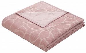 Плед Villeroy & Boch Cuddly Blanket Socculent Powder I Мягкий плед Розовый Смесь хлопка | Покрывало 150 x 200 см с рельефной структурой synthetic.ua - Фото 1