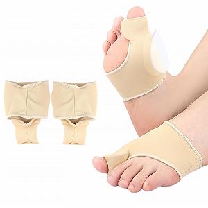 Шкарпетки для корекції вальгусної деформації Epunk Силіконові, тілесного кольору Lycra - Фото 1