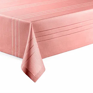 Скатертина Eleganza Овальна 160 x 220 см Темно-рожева - Фото 1