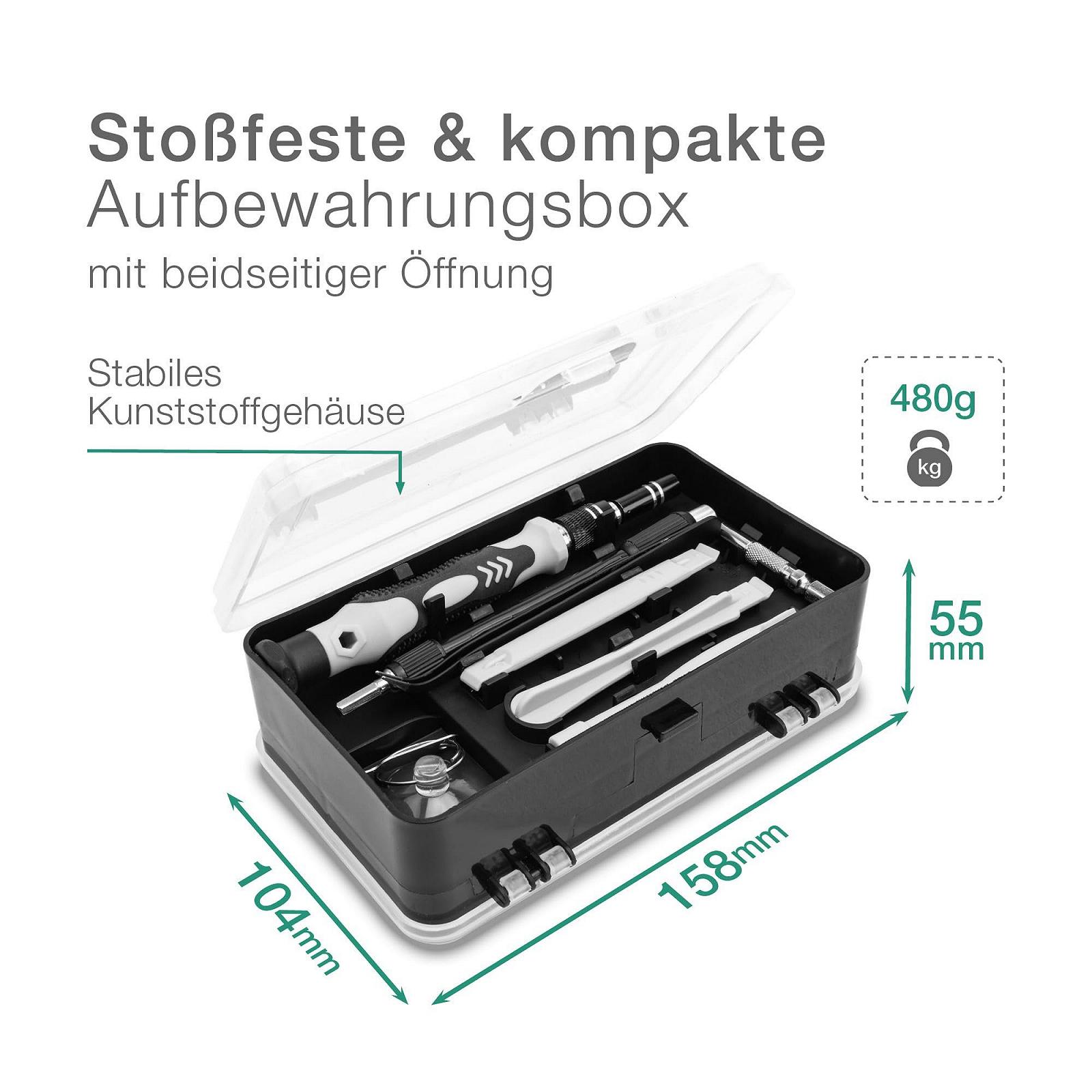 Набір викруток subtel® 122 шт. Магнітний Спеціальний кожух Насадка Біт Набір Торкс Аллен Y Tri для ремонту мобільних телефонів, батарей, ноутбуків, дисплеїв, фото №5