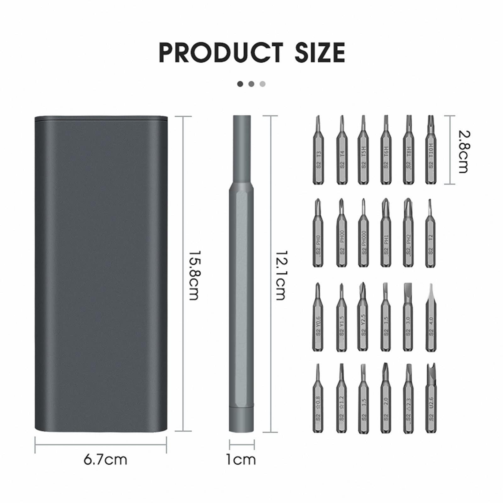 Набор Отверток CLLBANT Precision 25 in 1 Магнитный с Рукояткой, фото №6