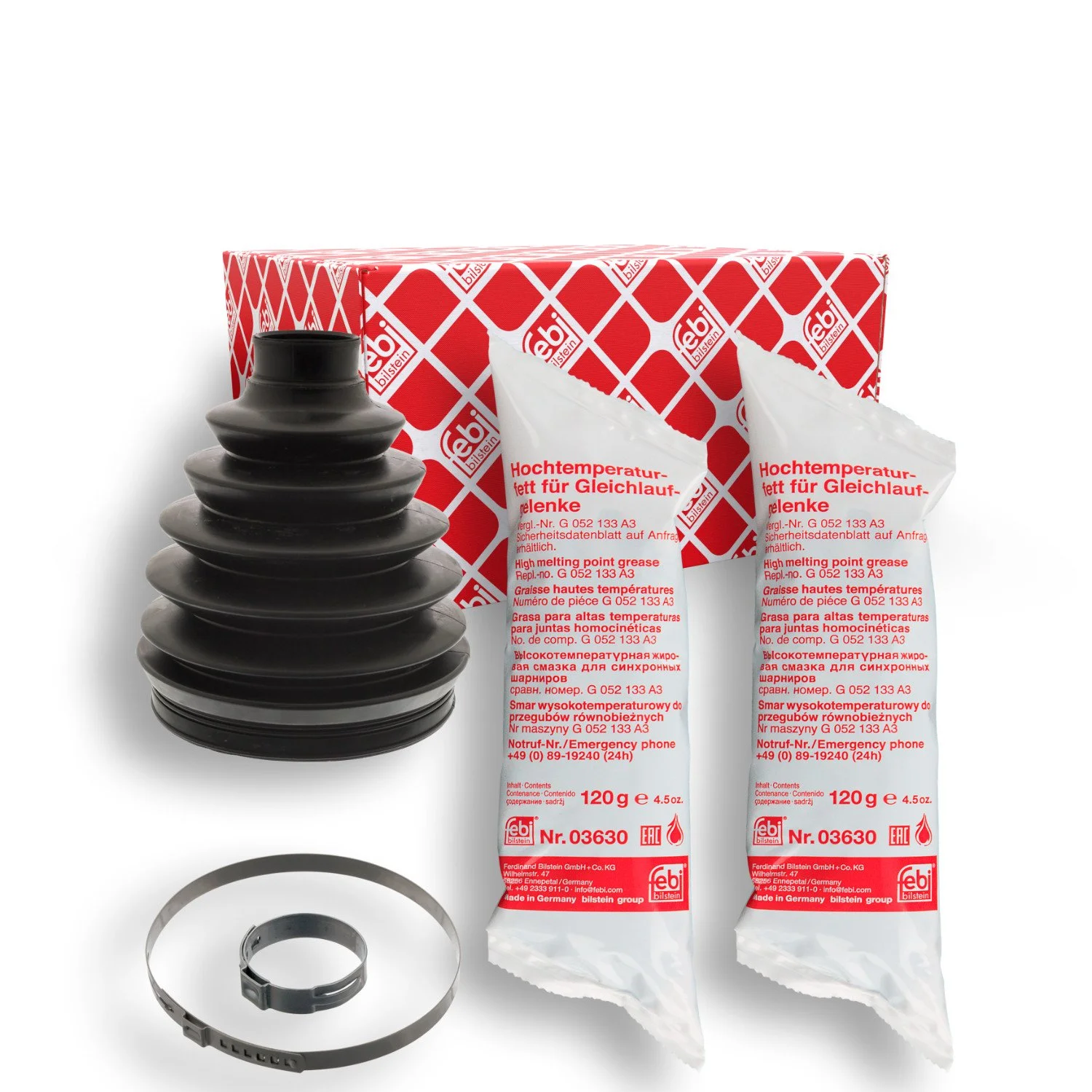 Комплект пыльника приводного вала FEBI BILSTEIN 100422 для AUDI SEAT SKODA VW, фото №1