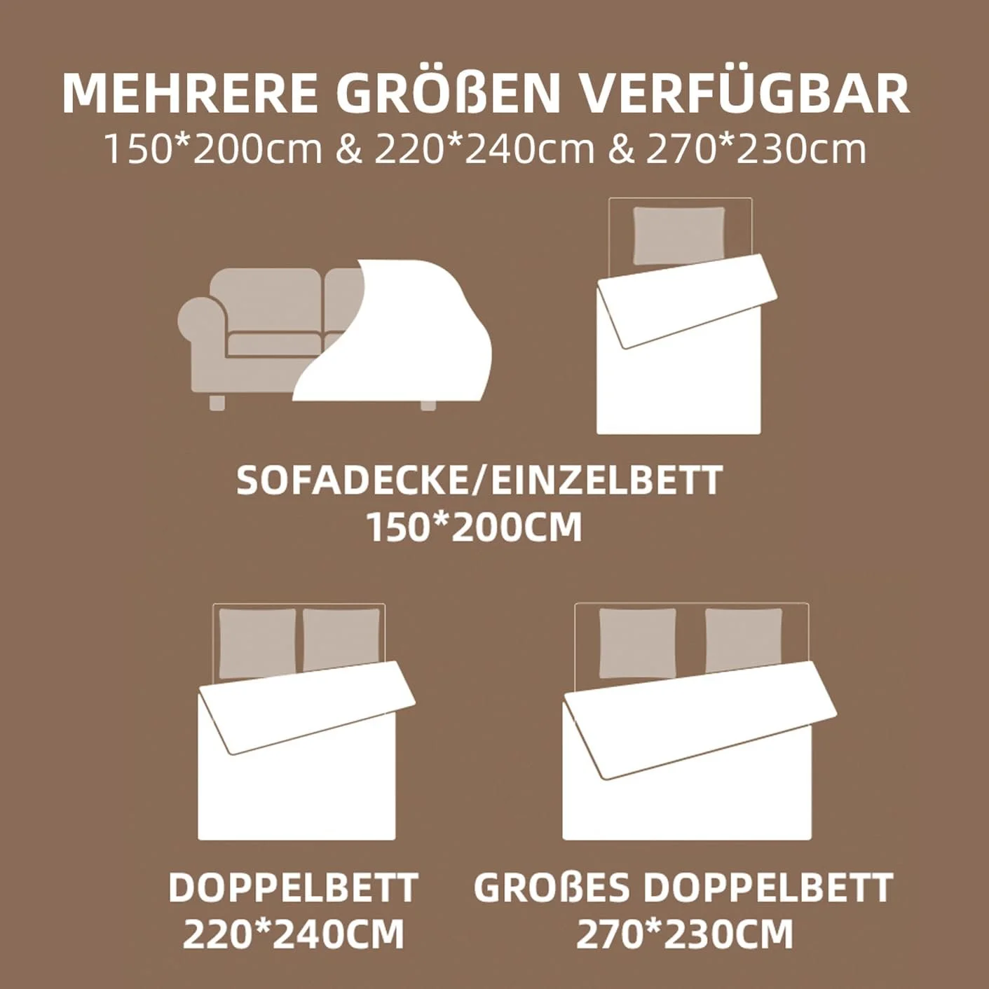 Покривало CHUFFED Вафельне піке 270 x 230 см Зелений, фото №6