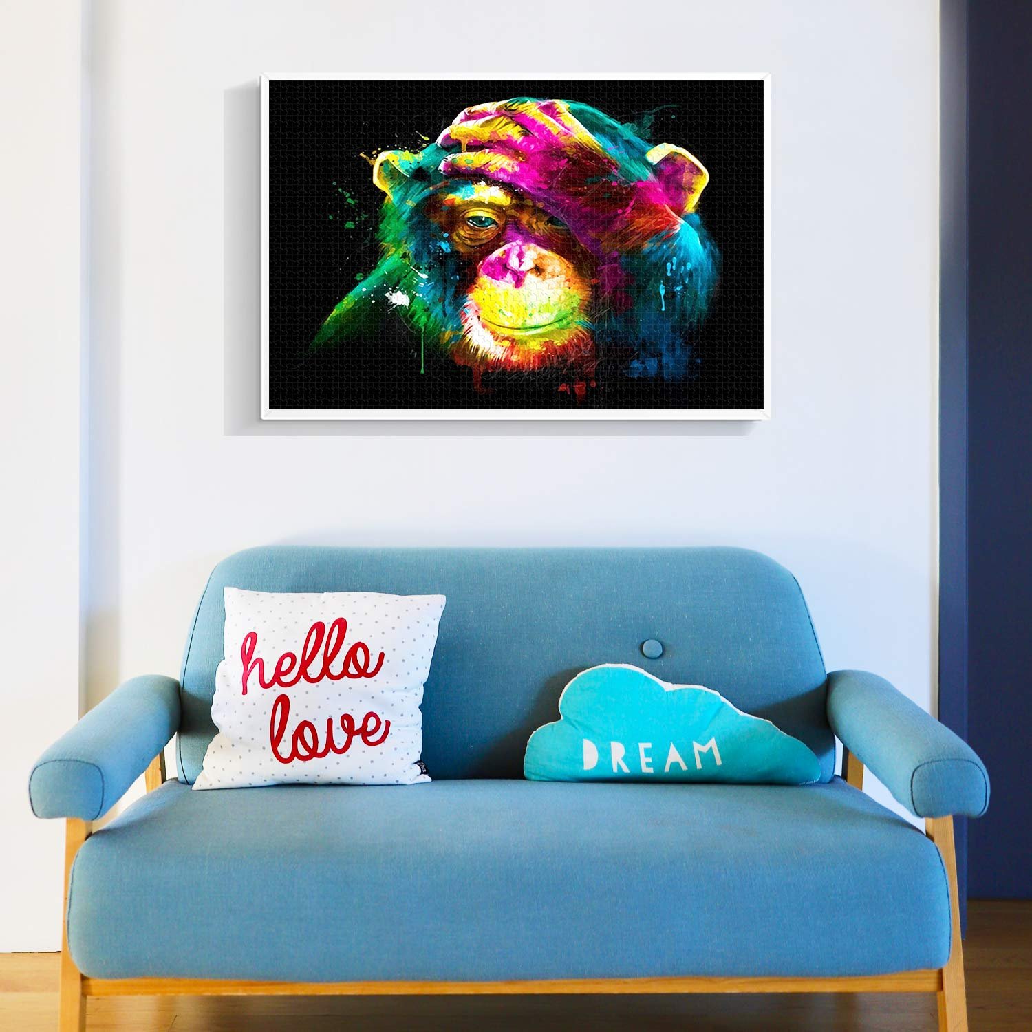 Пазл 1000 деталей Monkey Animal Abstract DIY, фото №2 Пазл 1000 деталей Monkey Animal Abstract DIY, фото №2