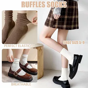 Шкарпетки Жіночі Багатокольорові Бавовняні 6 Пар Розмір 36-40 synthetic.ua - Фото 1