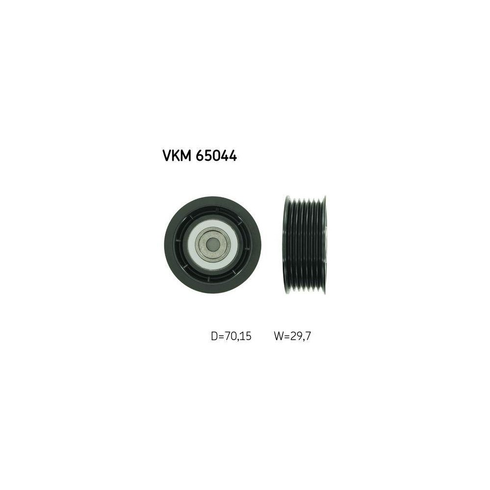 Ролик направляющий/обводной поликлинового ремня SKF VKM 65044 для MITSUBISHI левый, фото №1