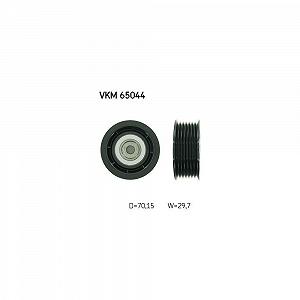 Ролик напрямний/обвідний поліклинового ременя SKF VKM 65044 для MITSUBISHI лівий - Фото 1