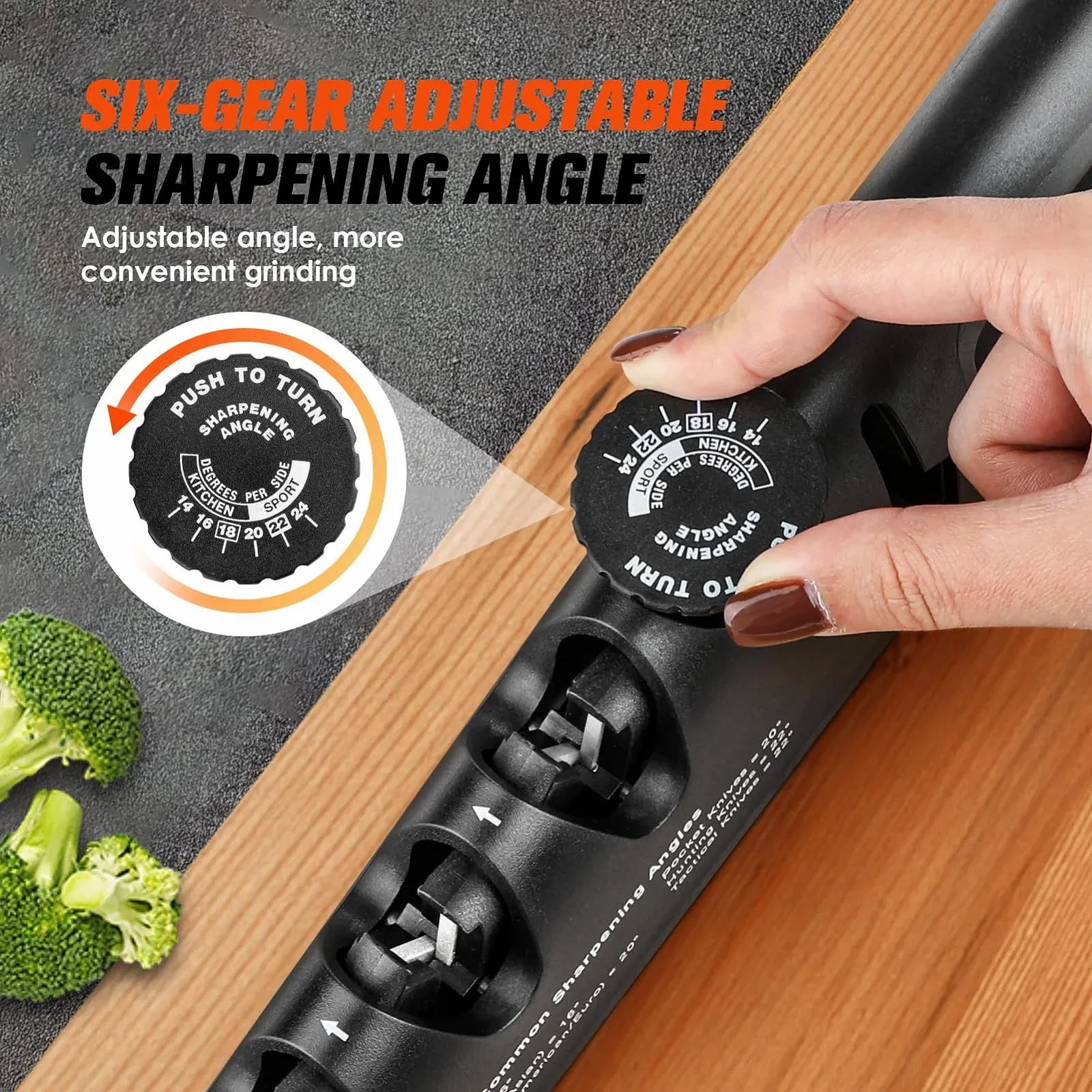 Професійна точилка для ножів NEUTYPECHIC багатофункціональна компактна, фото №3