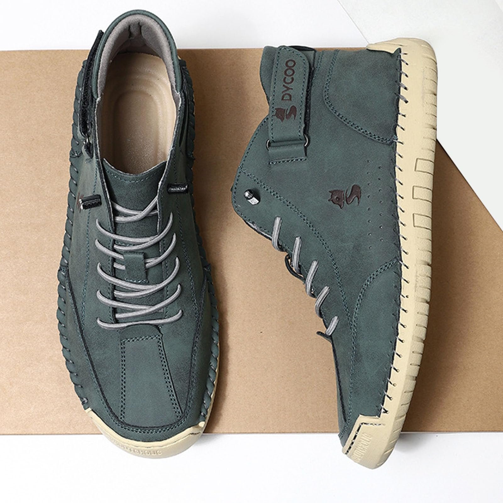 Ботинки Lvnsdknerse Barefoot мужские женские кожаные высокие Alpaca ковбойские итальянские туристические водонепроницаемые тренажеры Barefoot лодочки носки унисекс, фото №6