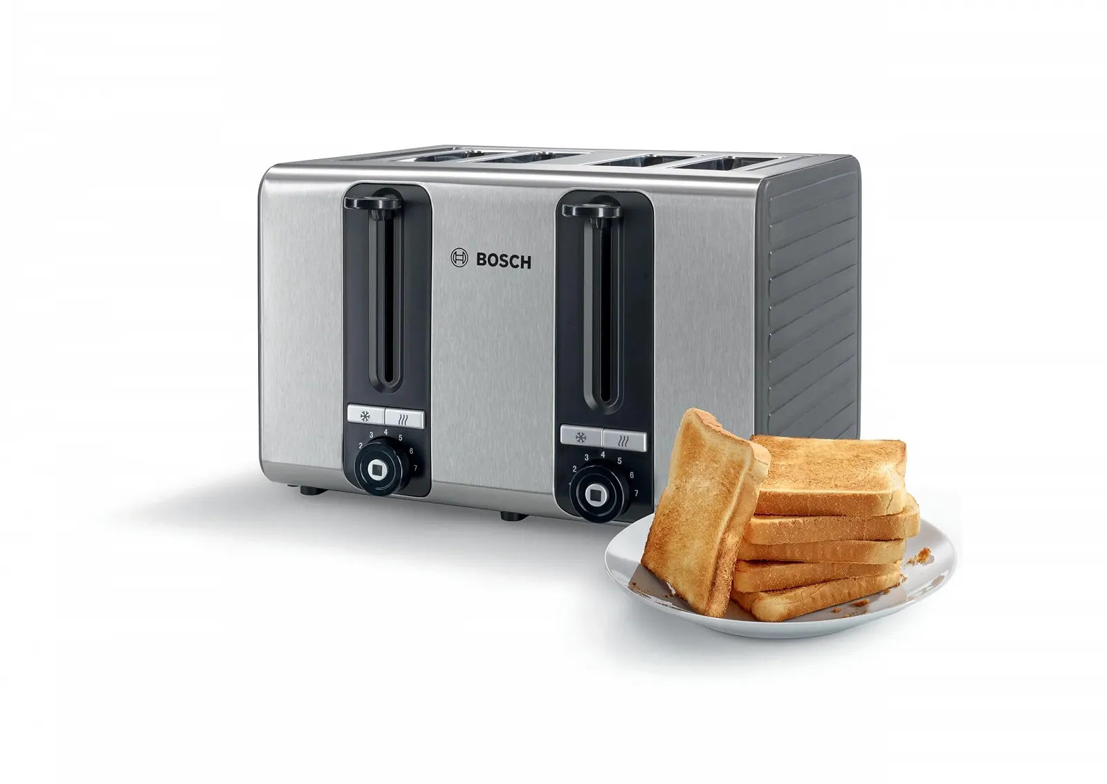 Тостер Bosch TAT7S45 на 4 скибочки 1800 Вт, фото №5