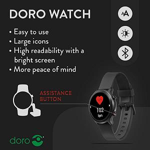 Смарт-часы DORO Black Green synthetic.ua - Фото 1