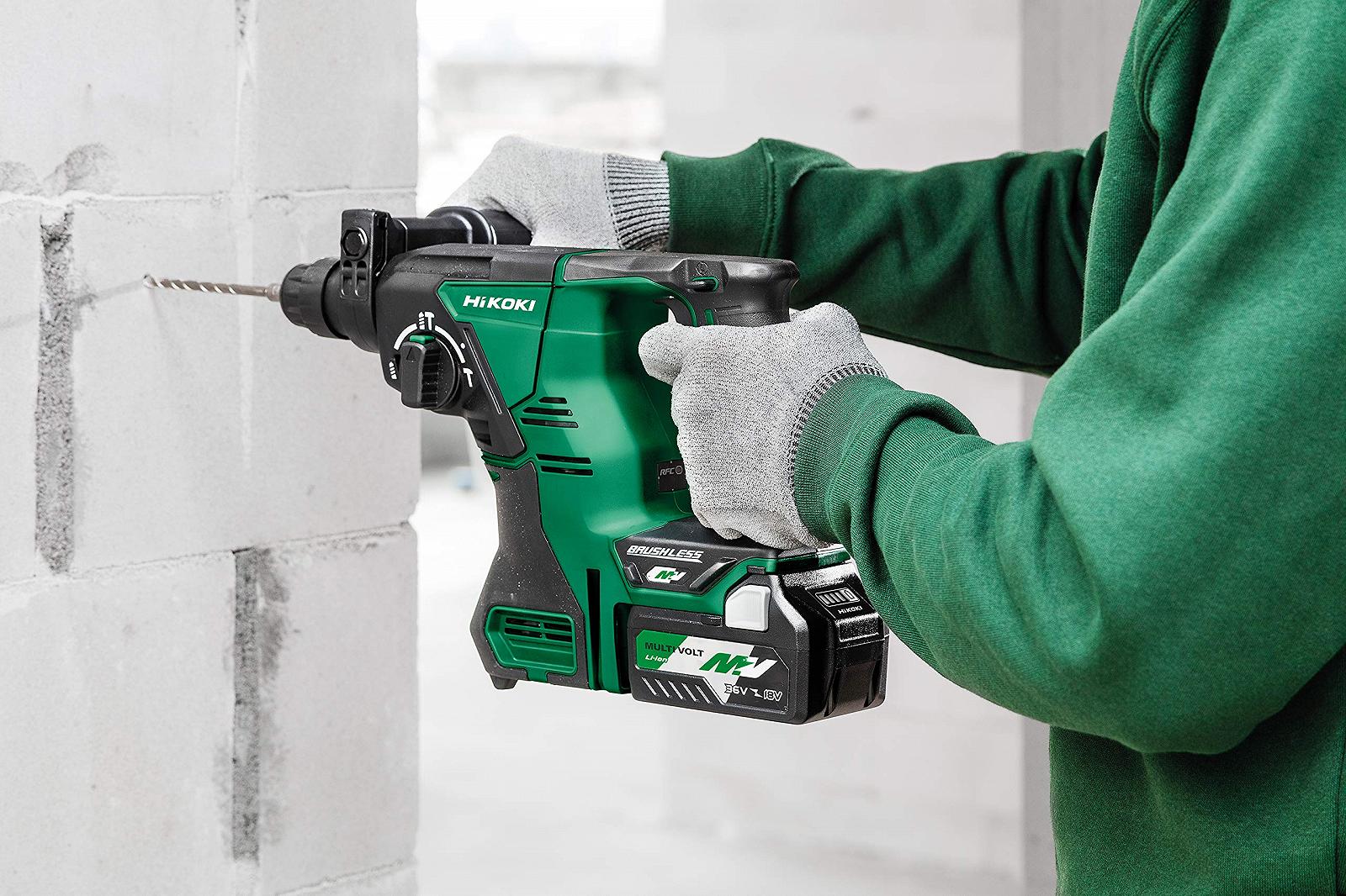 Акумуляторний Перфоратор HiKOKI DH36DPA 36 В 3 Дж SDS-plus, фото №4 Акумуляторний Перфоратор HiKOKI DH36DPA 36 В 3 Дж SDS-plus, фото №4