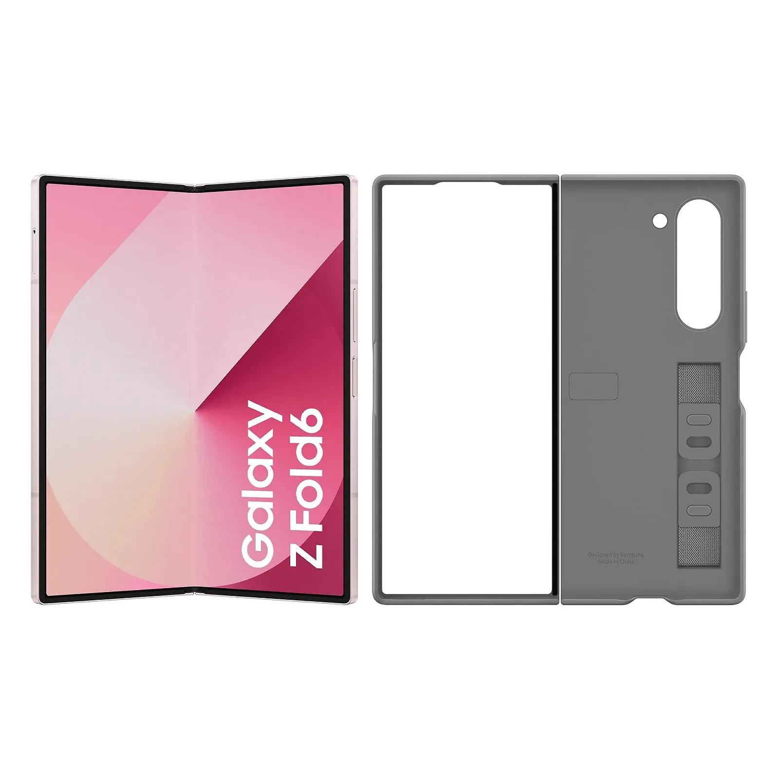 Смартфон Samsung Galaxy Z Fold6 AI 256 ГБ 50 Мп Pink + Silicone Case Grey, фото №1