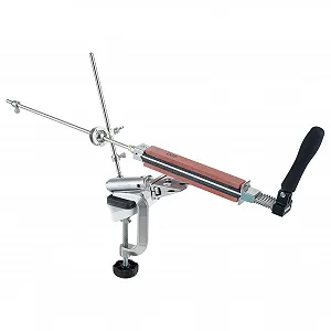 Система заточки ножей ручная из сплава с поворотным зажимом и 6 камнями synthetic.ua - Фото 1