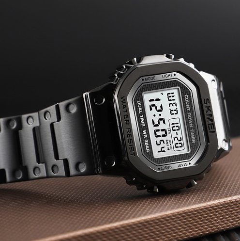 Годинник Skmei 1456BK Black, фото №4