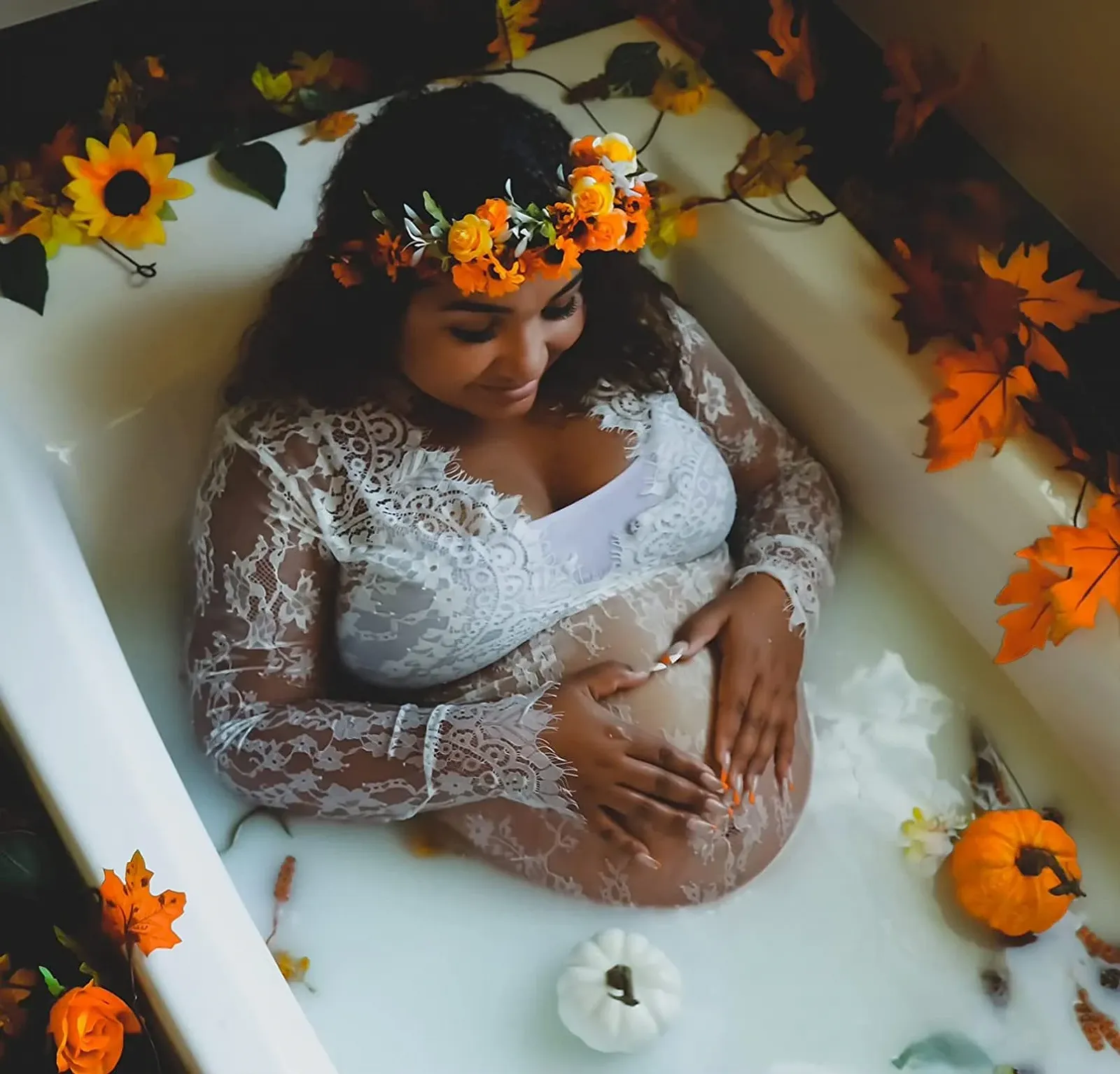 Вінок Merroyal One Size Fits All Помаранчевий, фото №3