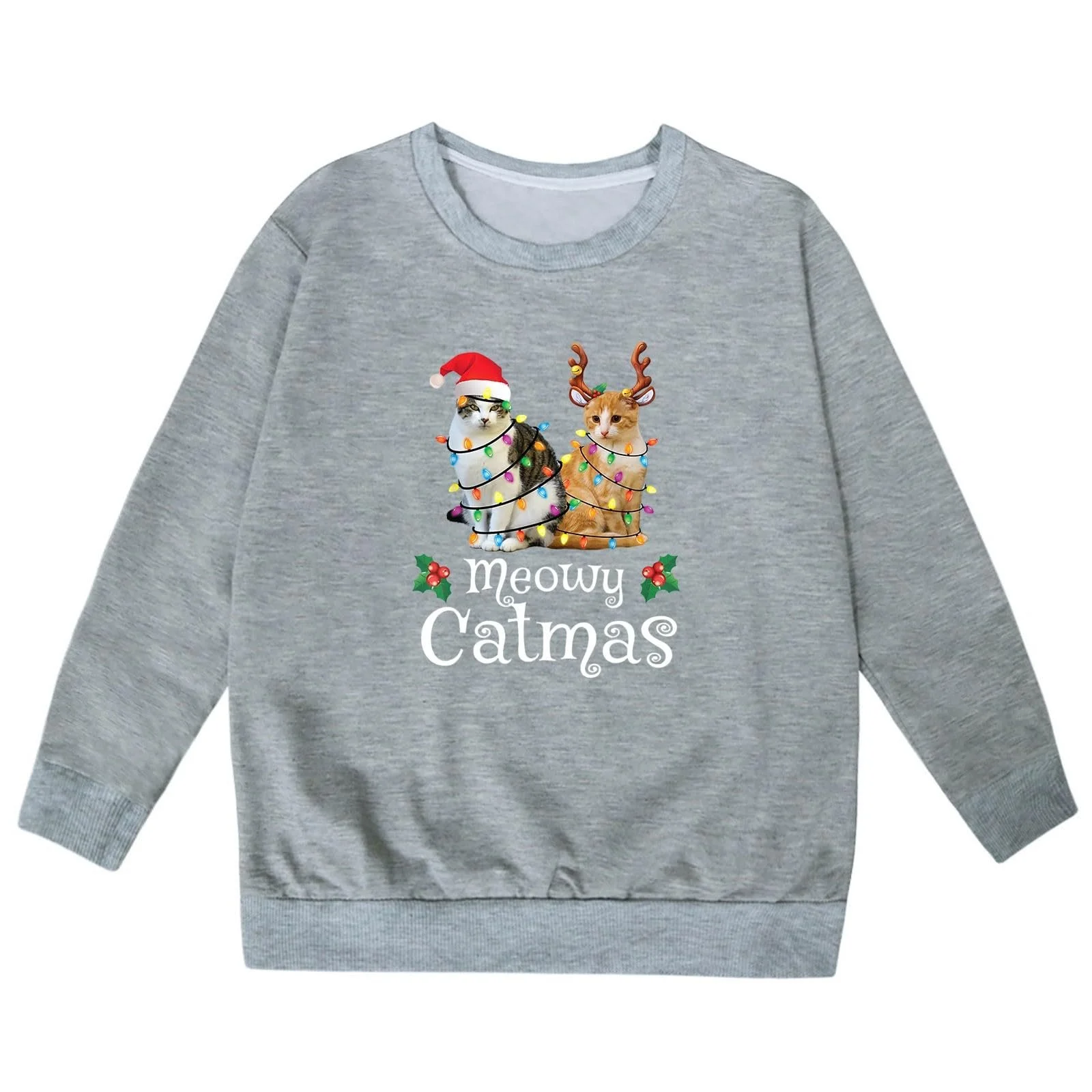 Худі для дітей на Різдво, повсякденне, модне, з принтом, з довгими рукавами, з круглим вирізом, фото №2 Худі для дітей на Різдво, повсякденне, модне, з принтом, з довгими рукавами, з круглим вирізом, фото №2