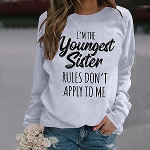 Пуловер Qzeanxy Жіночий Світшот Однотонний synthetic.ua - Фото 1