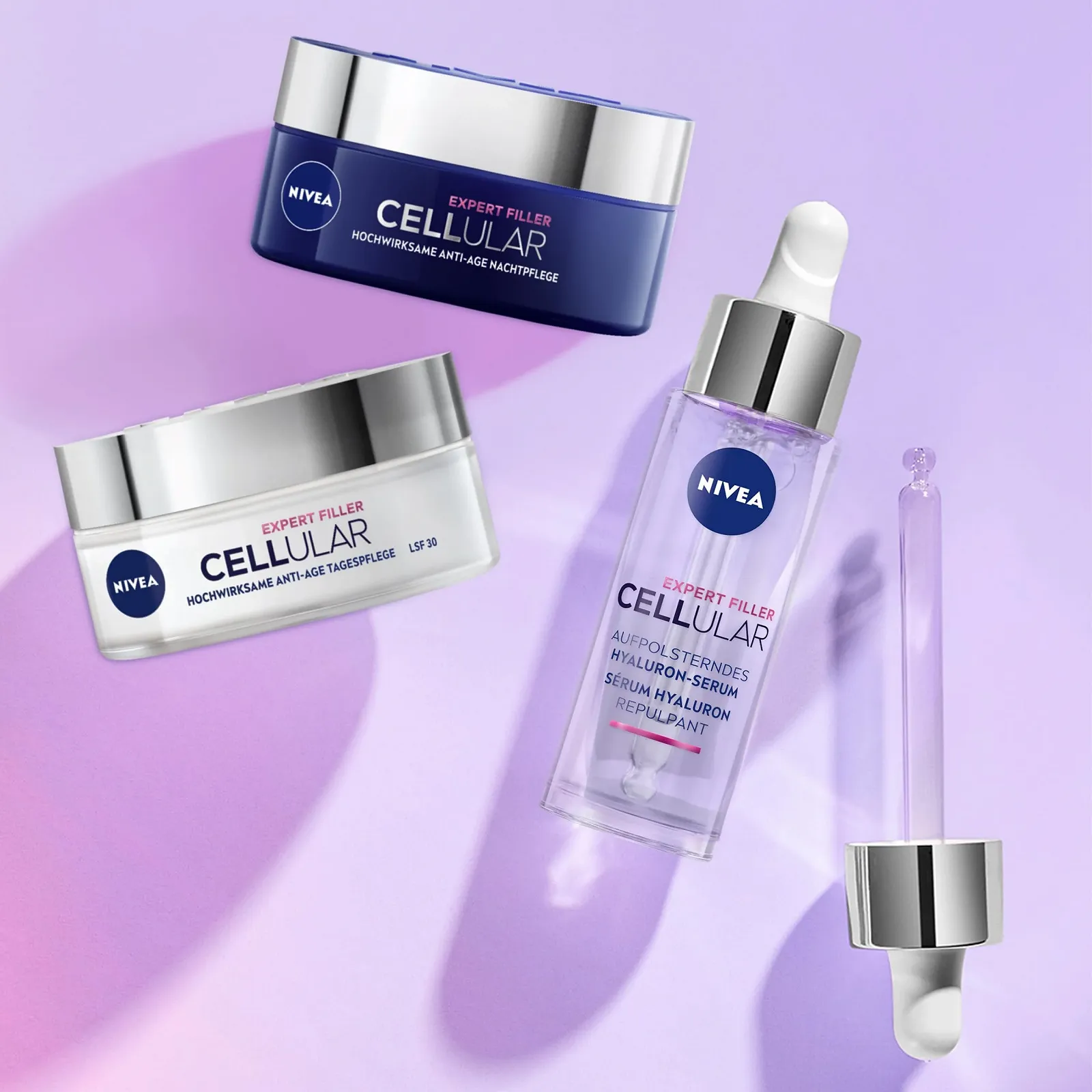 Денний крем NIVEA Cellular Expert Filler антивіковий SPF 15 екстра-зміцнюючий з ефектом наповнення 50 мл, фото №5