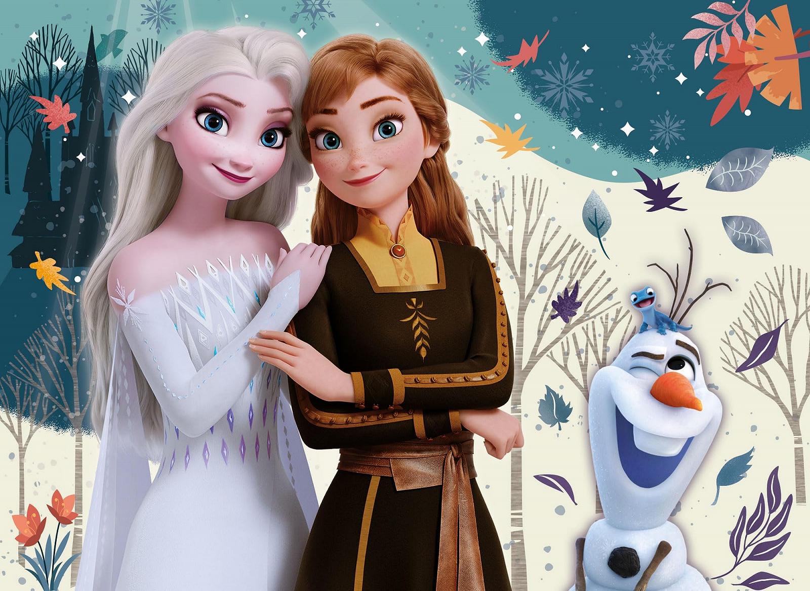 Двусторонний пазл-раскраска Lisciani Disney Snow Queen 48 элементов 25 x 35 см, фото №2 Двусторонний пазл-раскраска Lisciani Disney Snow Queen 48 элементов 25 x 35 см, фото №2