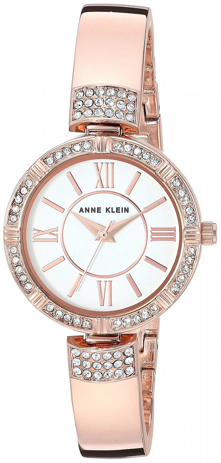 Жіночий годинник Anne Klein з кристалами та набір браслетів, фото №3