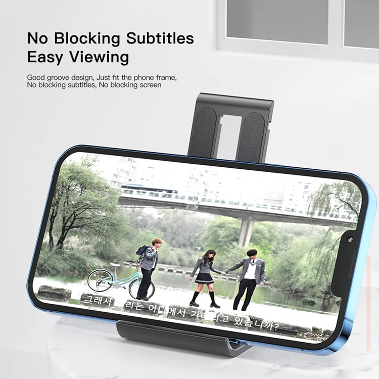 Держатель-стойка Sailing Desktop ESSAGER для телефону чорний, фото №6