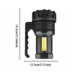 Ліхтарик LED Акумуляторний Перезаряджуваний, висока яскравість, портативний, потужний, надзвичайно яскравий, водонепроникний synthetic.ua - Фото 1