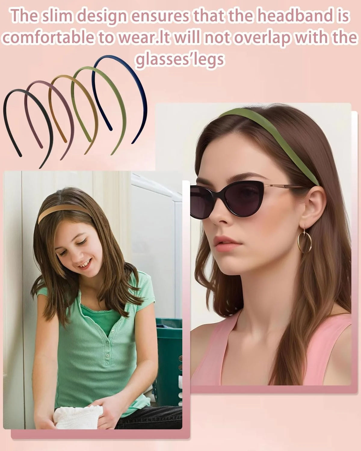 Набір з 5 обручів на голову, фото №4