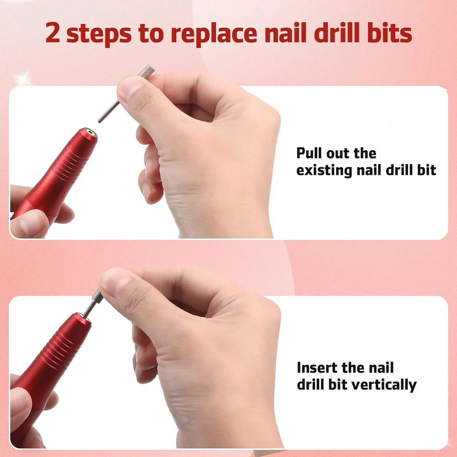 Електрична пилка Healvian Набір для догляду за нігтями, фото №6