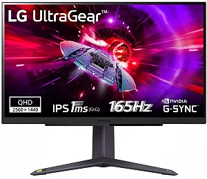Монитор 27" LG UltraGear 27GR75Q-B Quad HD IPS 165 Гц Черный - Фото 1