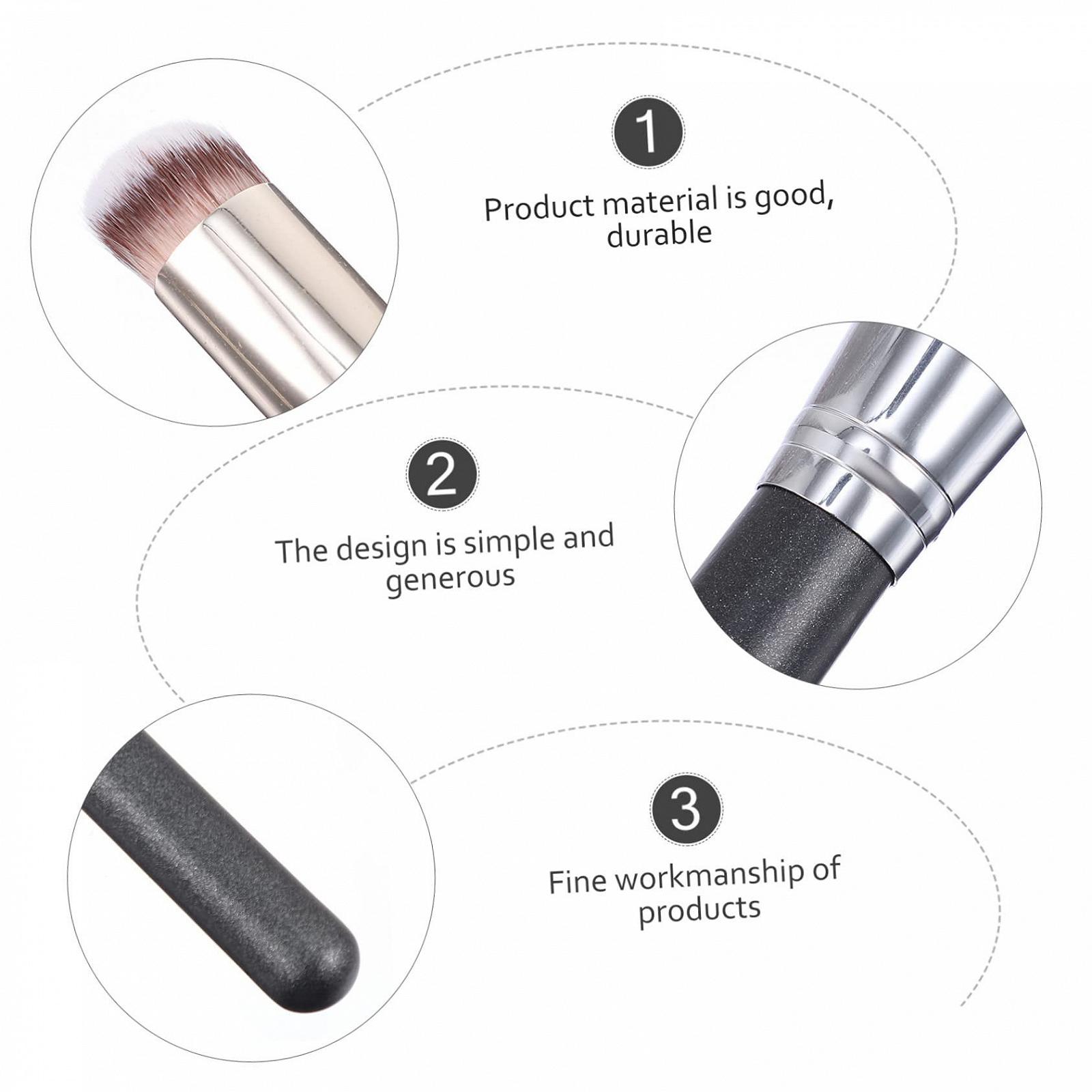 Набір кистей для макіяжу minkissy 6 шт. La Pro Concealer, фото №5