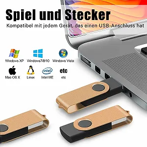 USB-флеш-накопичувач 8 GB USB 2.0 Swivel Gold Набір 20 шт. ціна на synthetic.ua - Фото 1 USB-флеш-накопичувач 8 GB USB 2.0 Swivel Gold Набір 20 шт. synthetic.ua - Фото 1