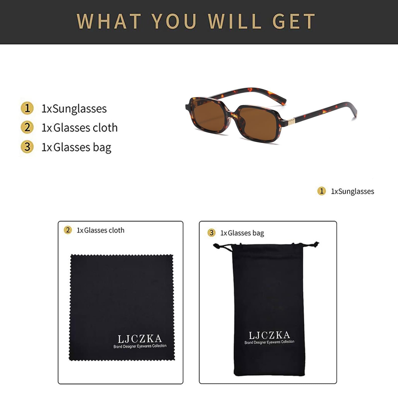 Вінтажні прямокутні сонцезахисні окуляри LJCZKA 90-х Маленькі квадратні Ретро, фото №5 Вінтажні прямокутні сонцезахисні окуляри LJCZKA 90-х Маленькі квадратні Ретро, фото №5