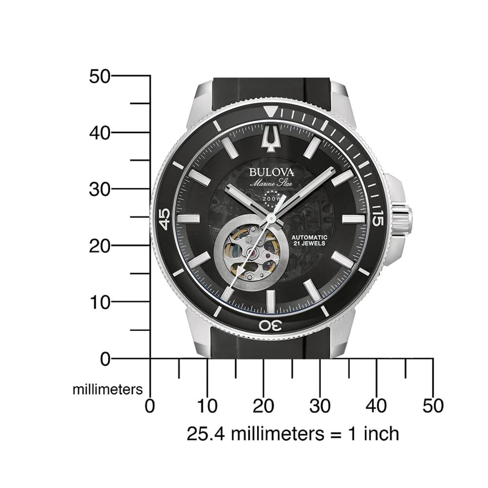 Мужские Аналоговые Автоматические Часы Bulova 96A288, серебристый/черный, ремешок, фото №4