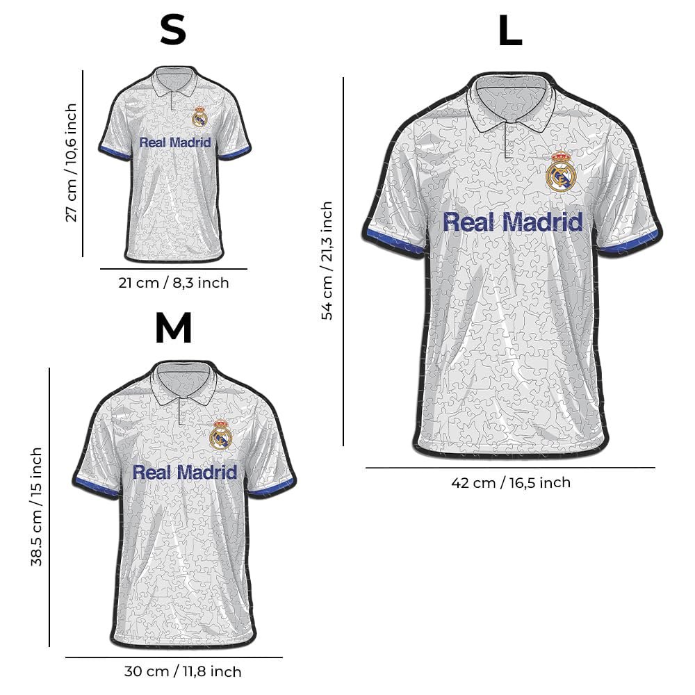 Пазл Iconic Puzzles Real Madrid T-Shirt 250 деталей деревянный, фото №4