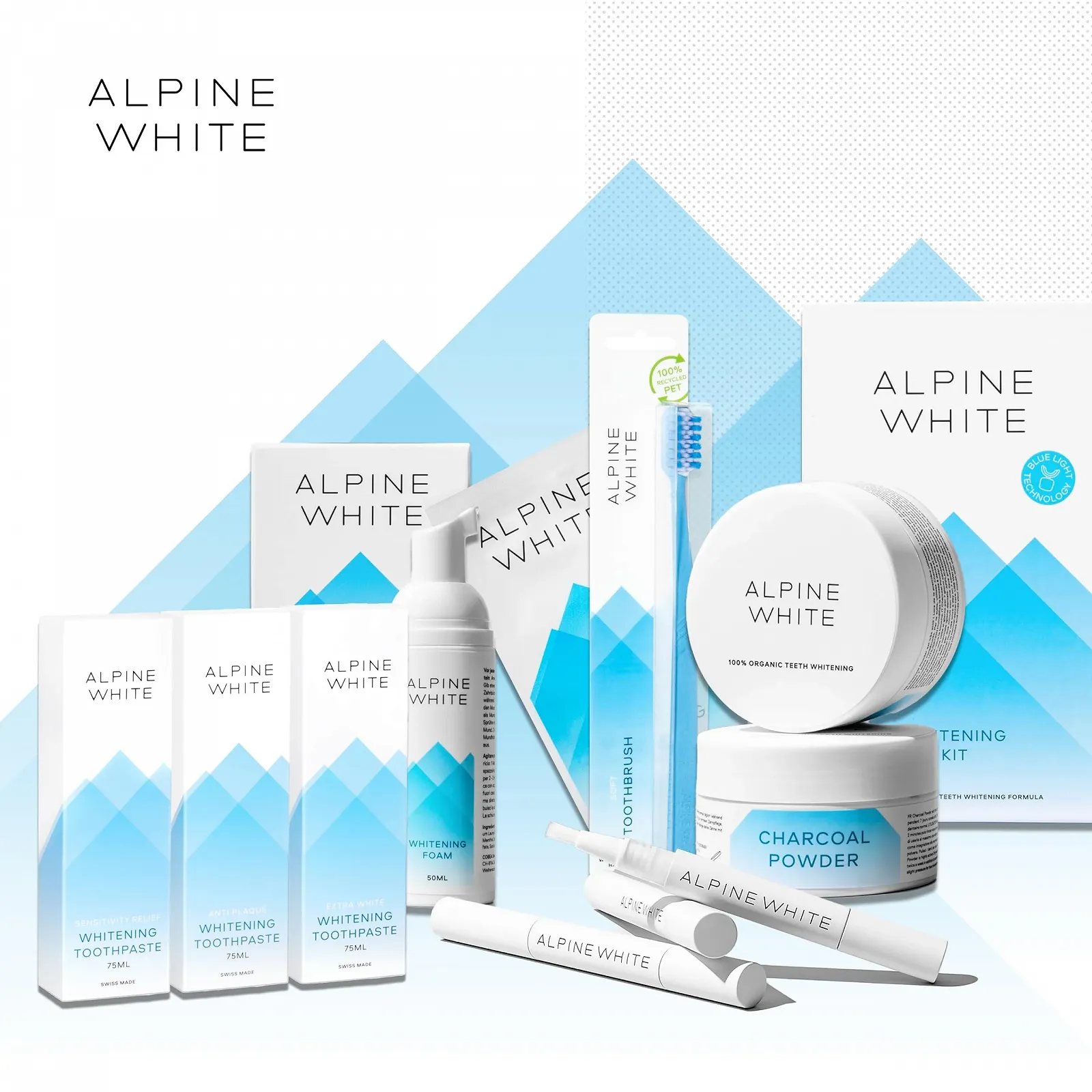 Звуковая электрическая зубная щетка ALPINE WHITE 40 000 пульсаций/мин 3 уровня интенсивности, фото №7