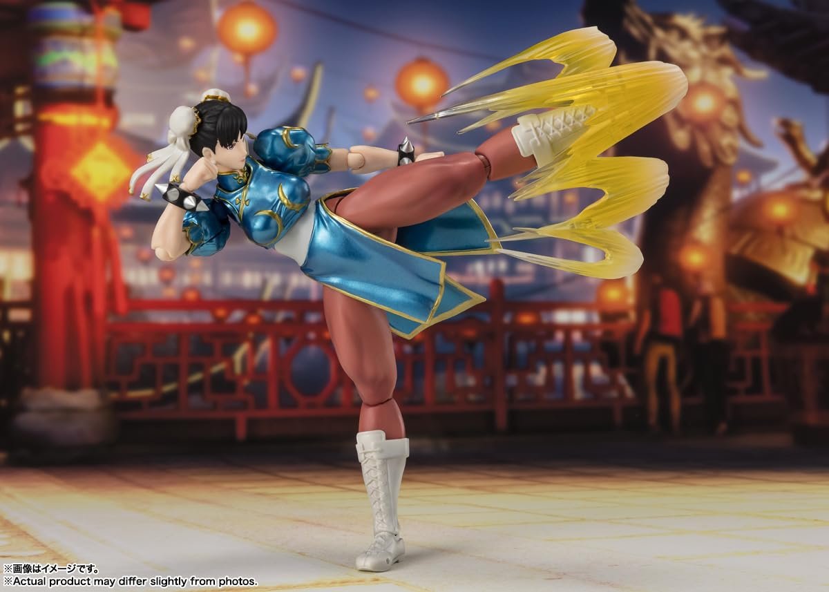Екшн-фігурка Bandai Spirits S.H.Figuarts Street Fighter Chun-Li Outfit 2 (Класичний одяг), фото №3