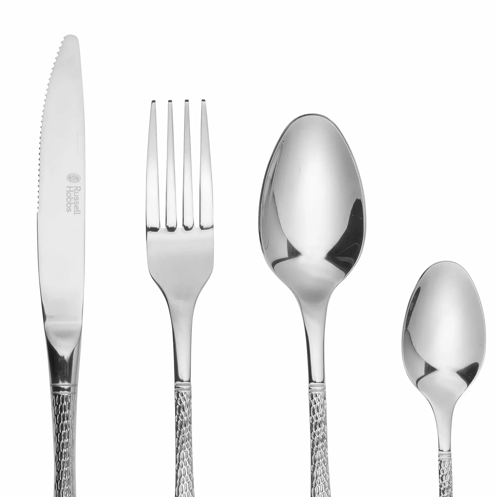 Набор столовых приборов Russell Hobbs Milan на 4 персоны, 16 предметов (нож, вилка, ложка), полированная поверхность, можно мыть в посудомоечной машине, нержавеющая сталь 18/10, фото №11