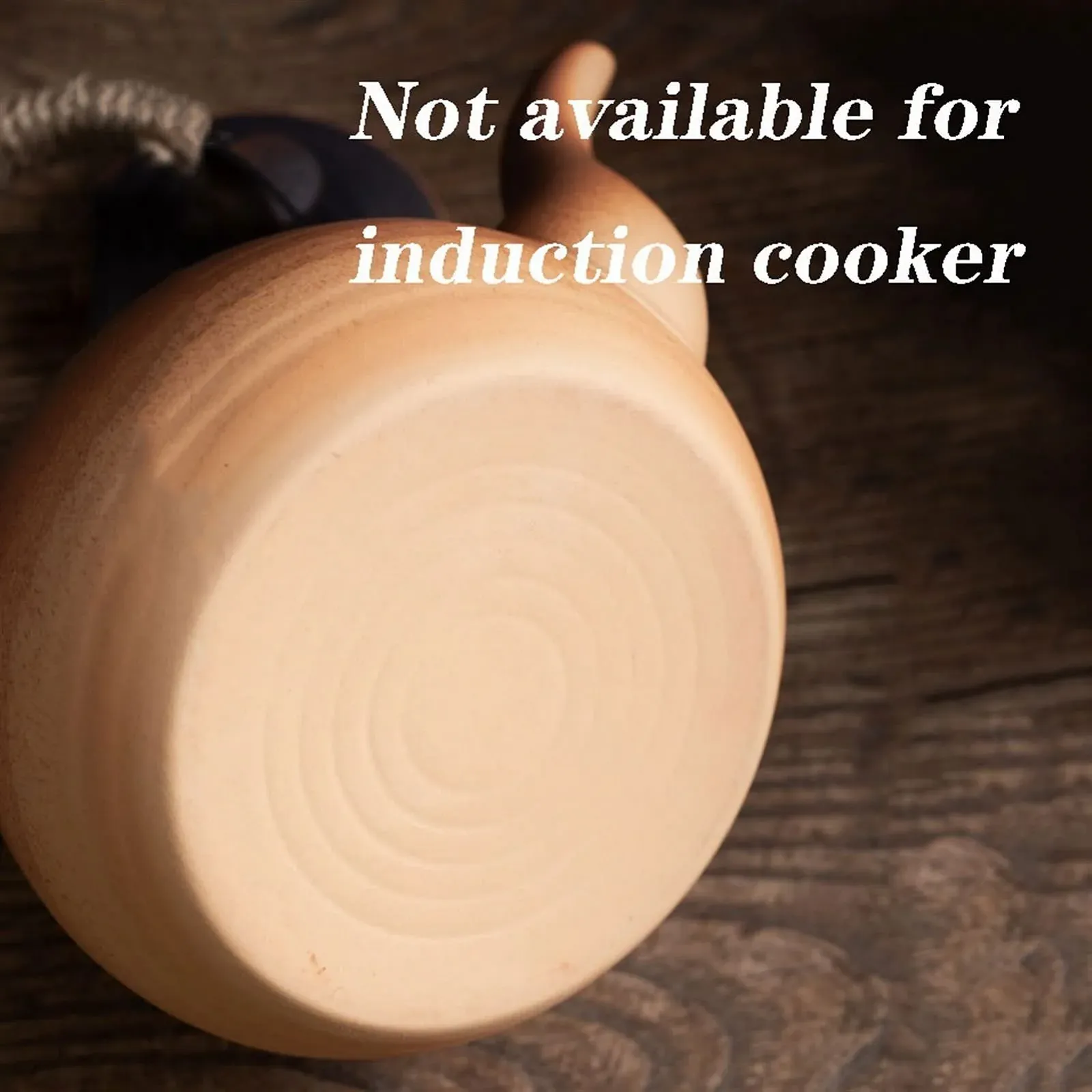 Чайник WAOCEO Керамічний 1000 мл з ручкою для відкритого вогню з фільтром, фото №5 Чайник WAOCEO Керамічний 1000 мл з ручкою для відкритого вогню з фільтром, фото №5