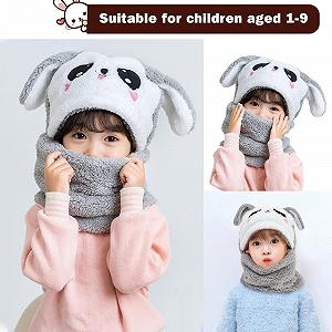 Дитяча зимова флісова термошапка-балаклава AYPOW для дітей synthetic.ua - Фото 1